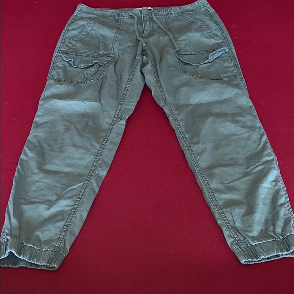 Hollister Green Cargo Joggers